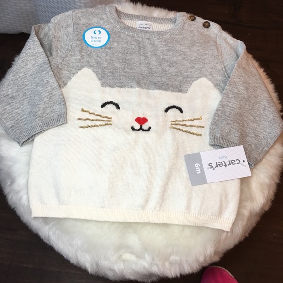 💕Carters Cat Sweater 💕 - Picture 1 of 5